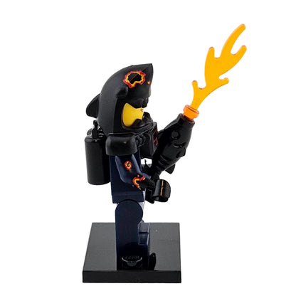 LEGO Minifigures 71019 The Ninjago Movie Minifigur Shark Army Great White Seitenansicht rechts