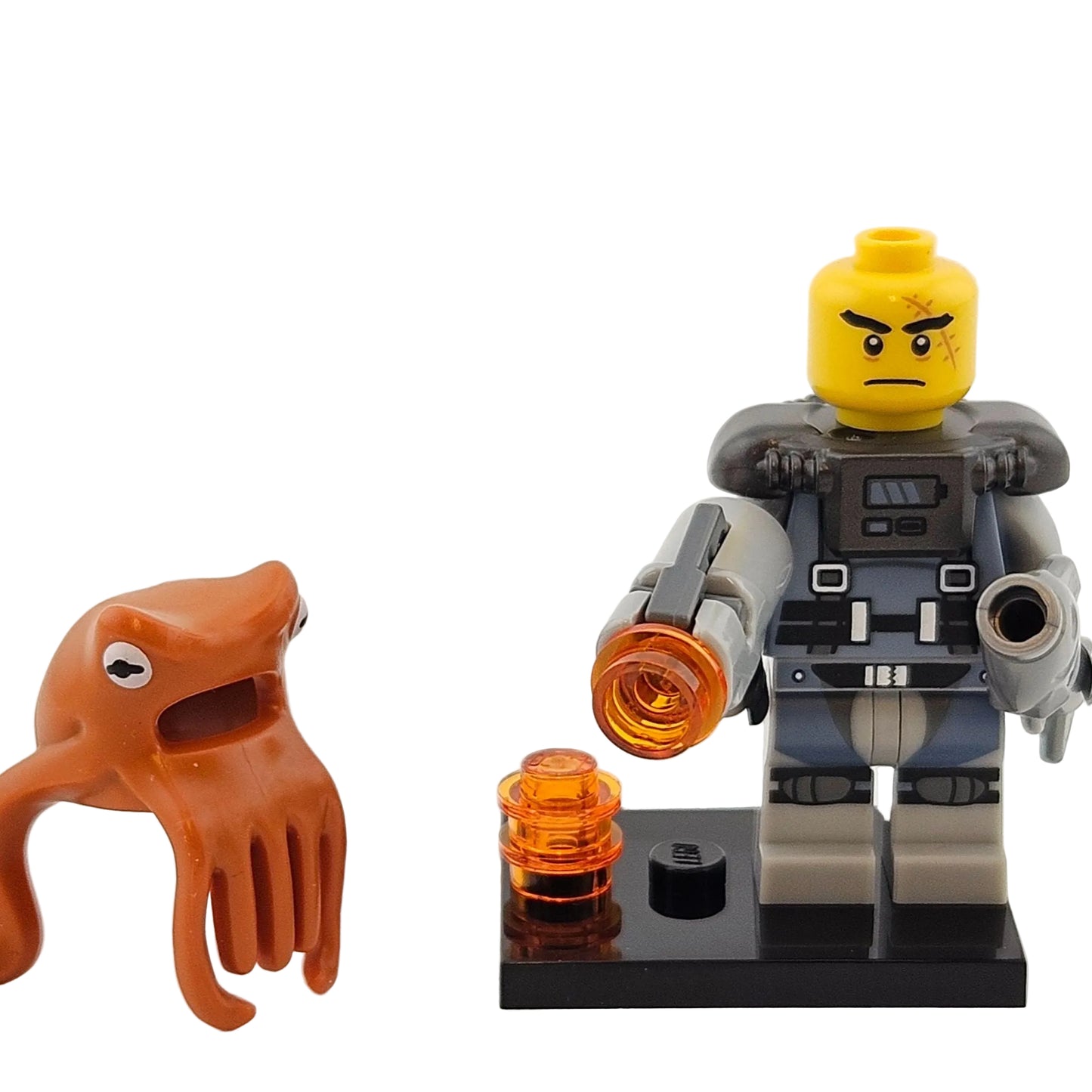 LEGO Minifigures 71019 The Ninjago Movie Minifigur Shark Army Octopus zweites Gesicht Vorderansicht