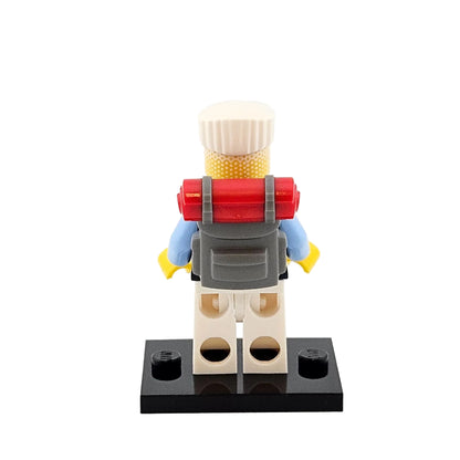 LEGO Minifigures 71019 The Ninjago Movie Minifigur Zane Hinteransicht