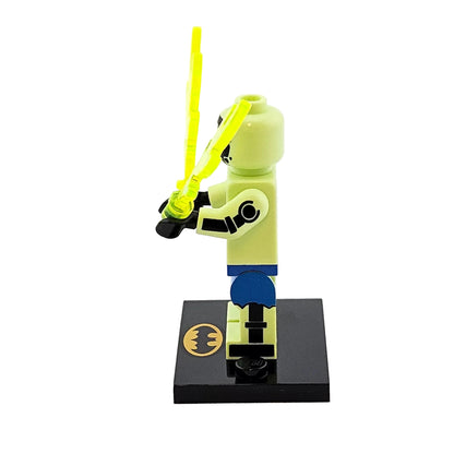 LEGO Minifigures 71020 The Batman Movie 2 Minifigur Doctor Phosphorus Seitenansicht links