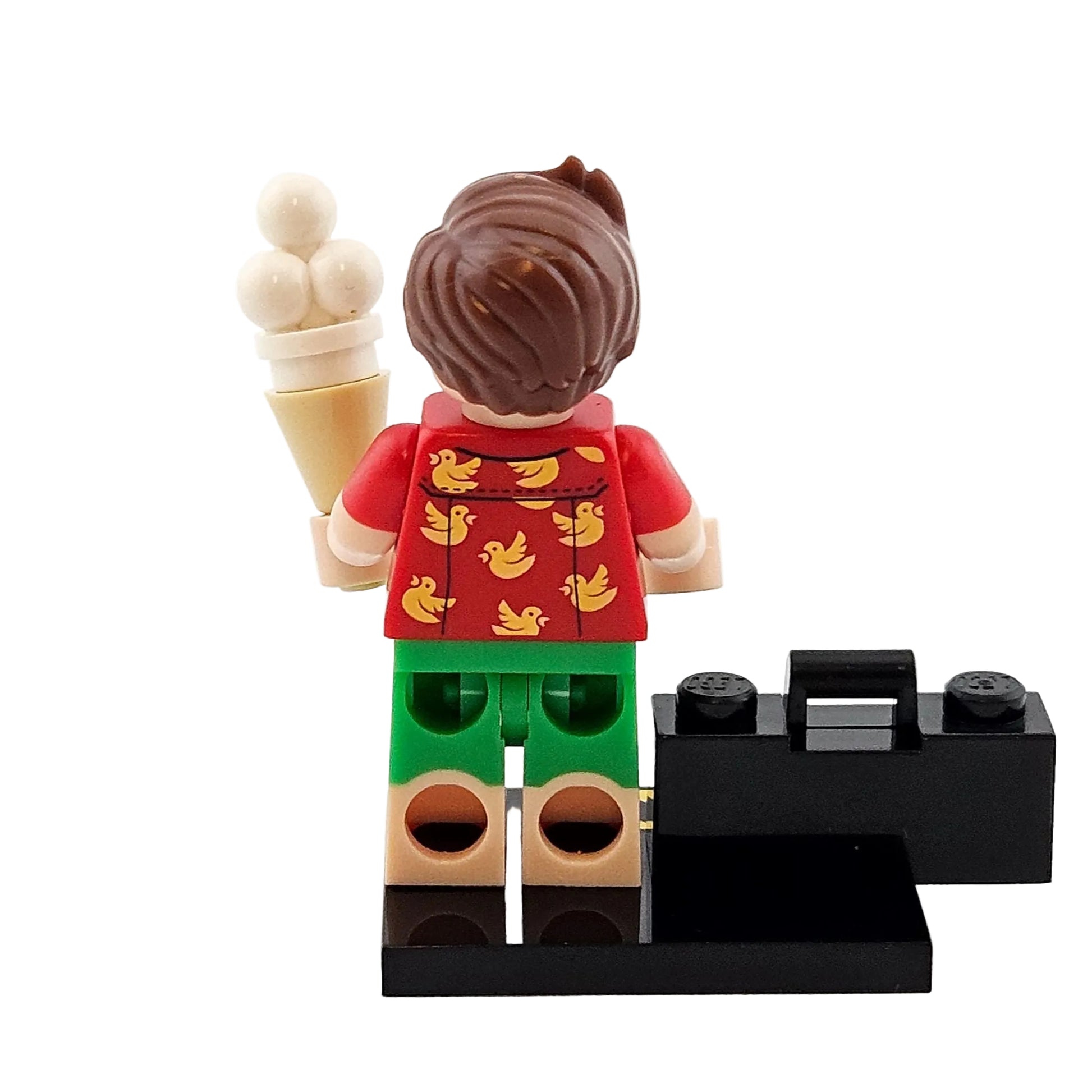 LEGO Minifigures 71020 The Batman Movie 2 Minifigur Vacation Robin Hinteransicht
