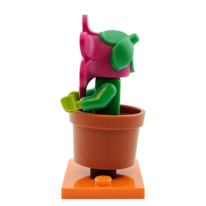 LEGO Minifigures 71021 Series 18 Minifigur Flower Pot Girl Blumentopf Mädchen Seitenansicht links