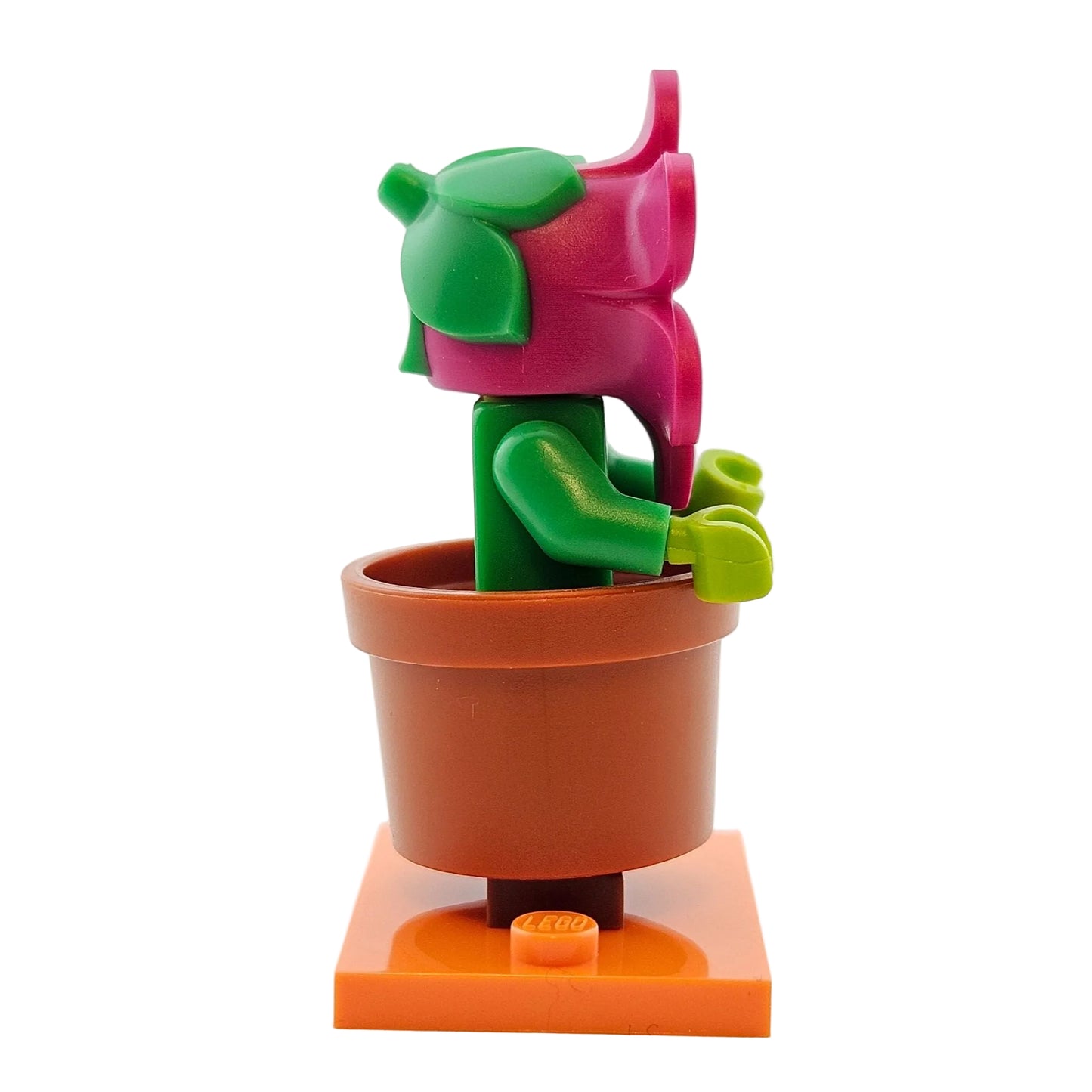 LEGO Minifigures 71021 Series 18 Minifigur Flower Pot Girl Blumentopf Mädchen Seitenansicht rechts