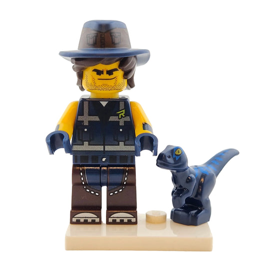 LEGO Minifigures 71023 The LEGO Movie 2 Minifigur Vest Friend Rex Westen Freund Vorderansicht