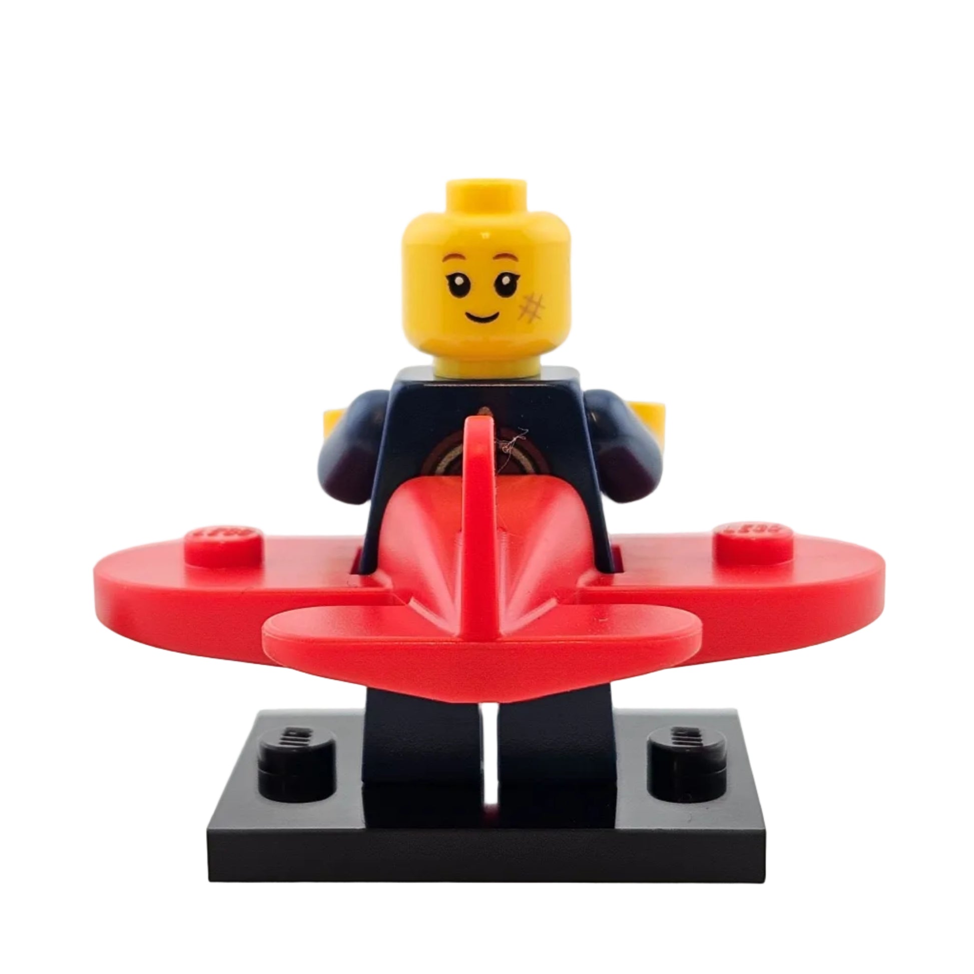 LEGO Minifigures 71029 Series 21 Minifigur Airplanegirl Mädchen mit Flugzeug zweites Gesicht
