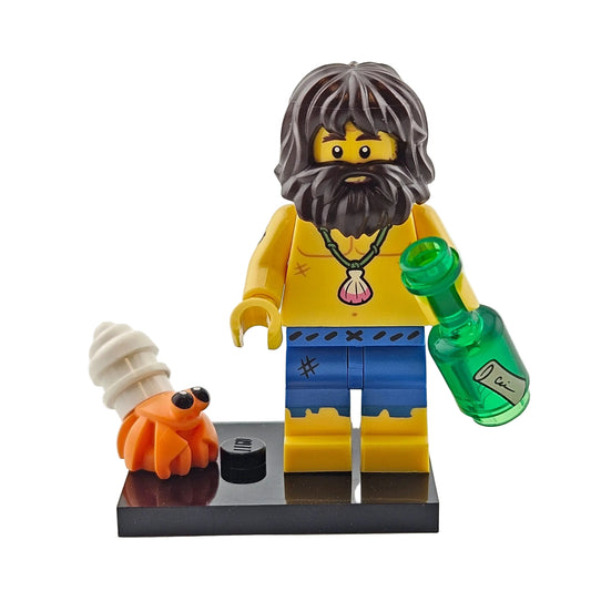 LEGO Minifigures 71029 Series 21 Minifigur Shipwreck Survivor Schiffsbrüchiger Vorderansicht