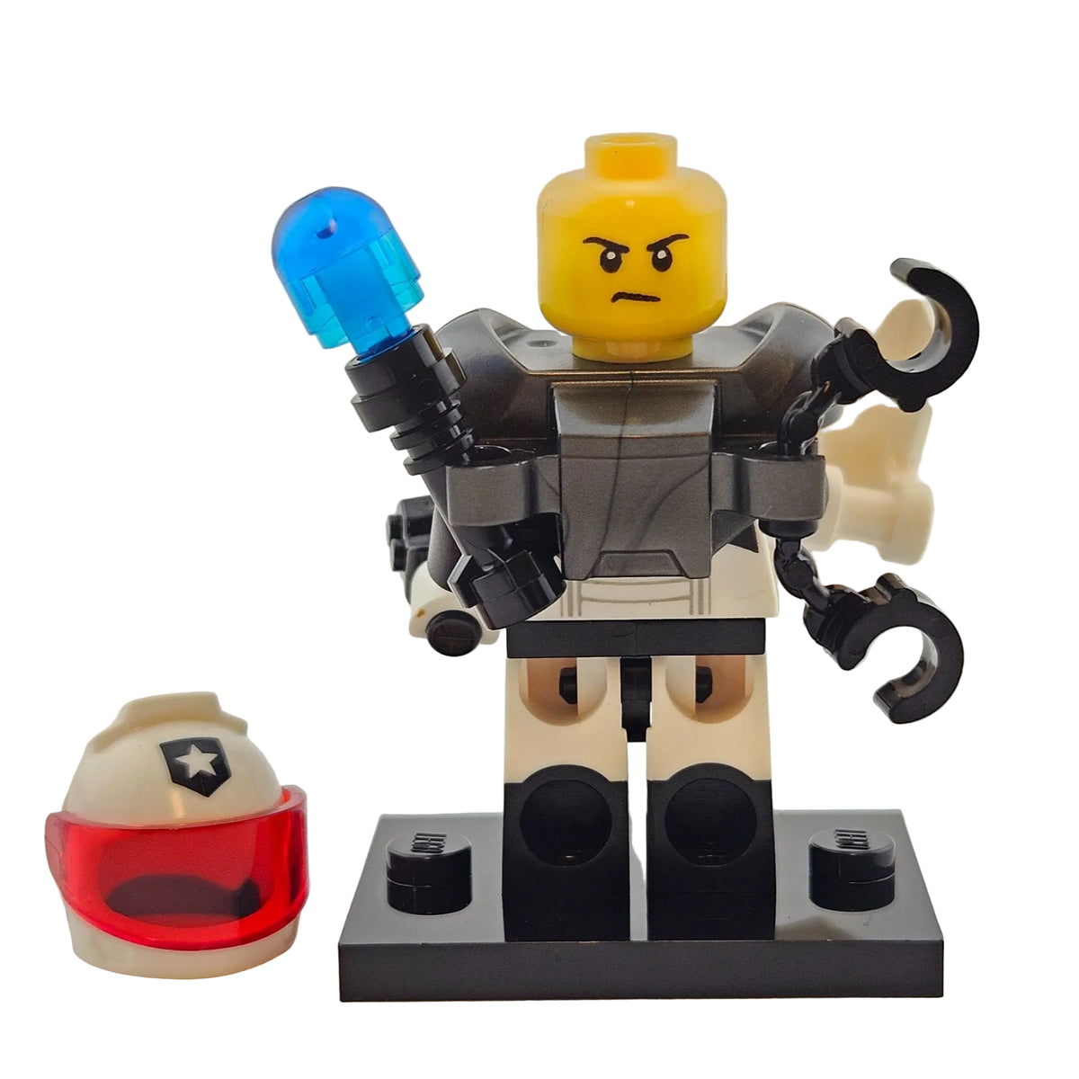 LEGO Minifigures 71029 Series 21 Minifigur Space Police Guy Polizist Weltraum zweites Gesicht
