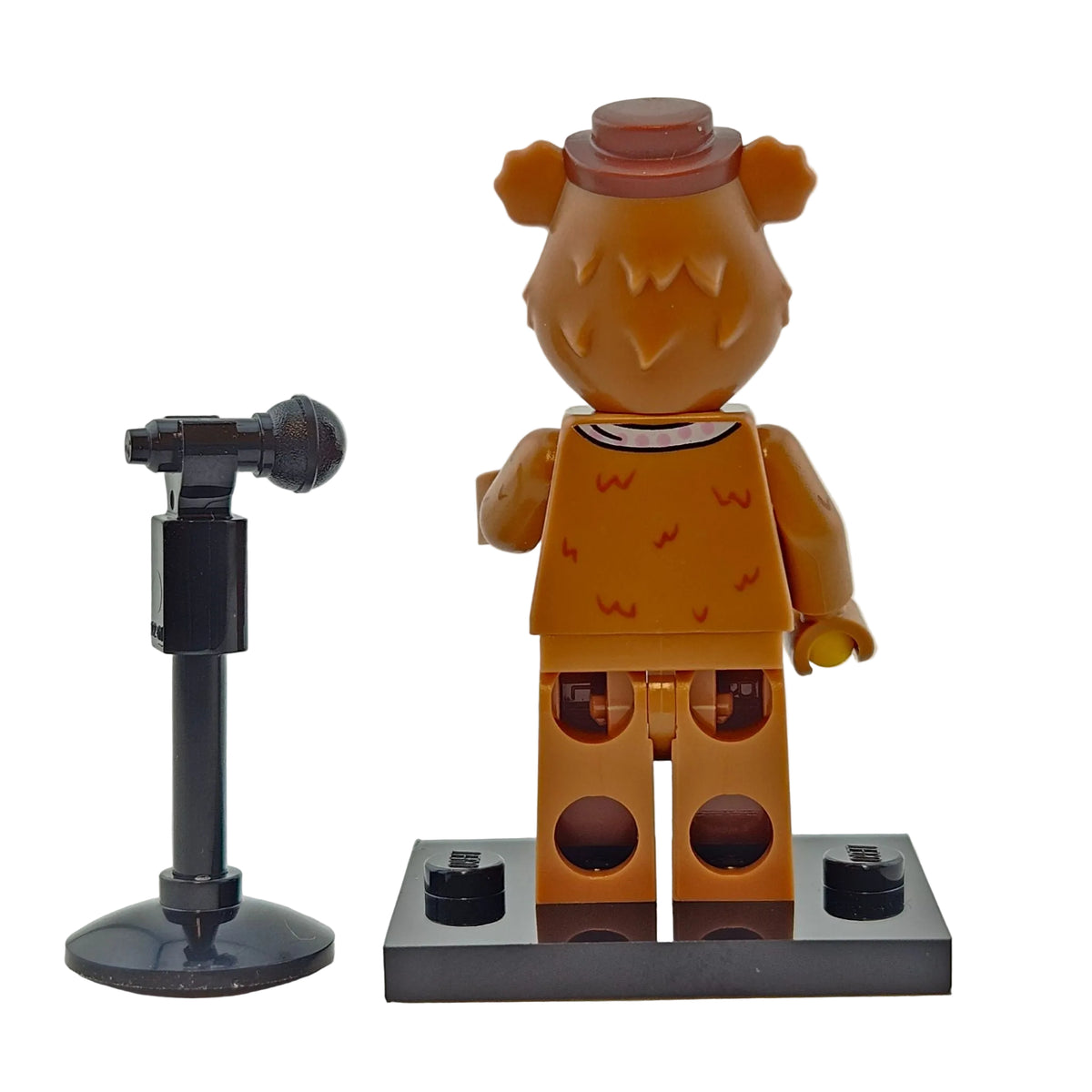 LEGO Minifigures 71033 The Muppets Minifigur Fozzie Bear Fozzie Bär Hinteransicht
