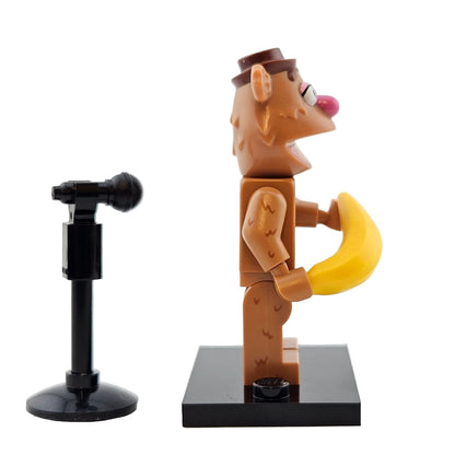 LEGO Minifigures 71033 The Muppets Minifigur Fozzie Bear Fozzie Bär Seitenansicht rechts