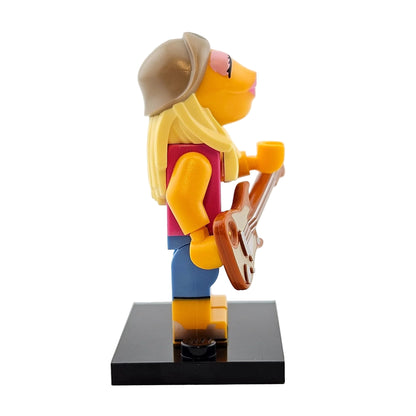 LEGO Minifigures 71033 The Muppets Minifigur Janice Seitenansicht rechts