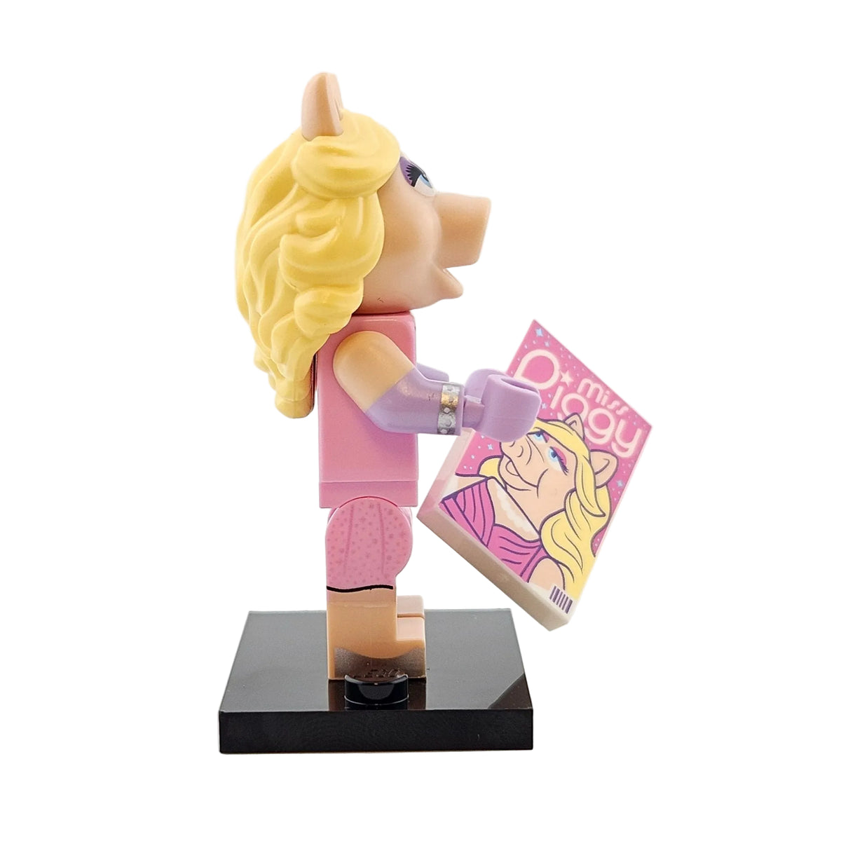 LEGO Minifigures 71033 The Muppets Minifigur Miss Piggy Seitenansicht rechts