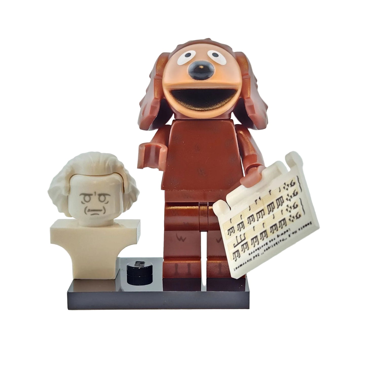 LEGO Minifigures 71033 The Muppets Minifigur Rowlf the Dog Vorderansicht