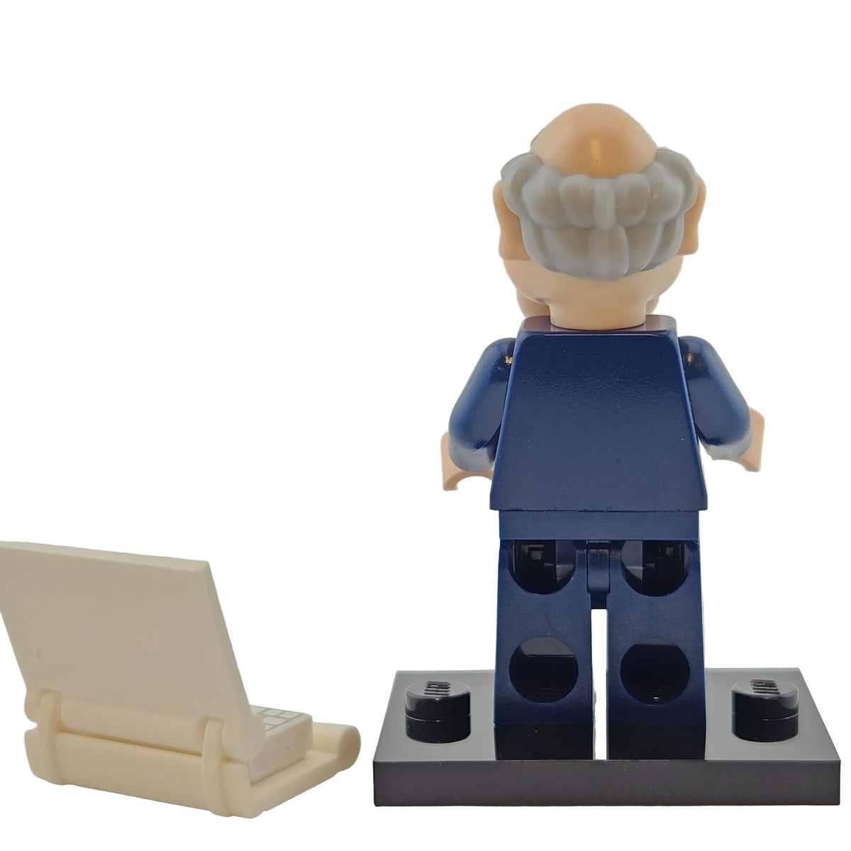 LEGO Minifigures 71033 The Muppets Minifigur Statler Hinteransicht