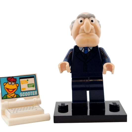 LEGO Minifigures 71033 The Muppets Minifigur Statler Vorderansicht
