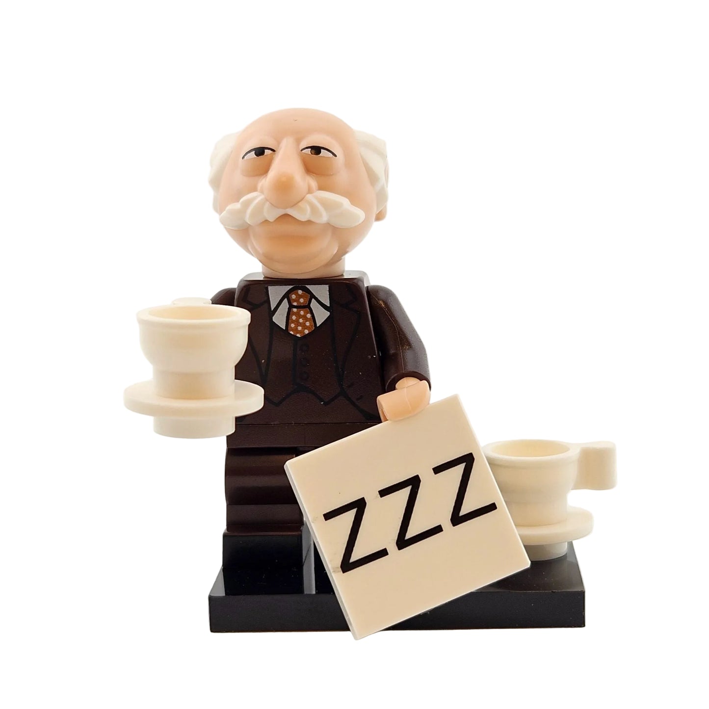 LEGO Minifigures 71033 The Muppets Minifigur Waldorf Vorderansicht