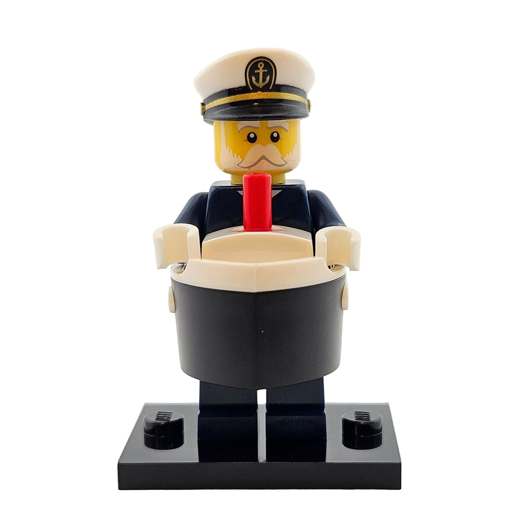 LEGO Minifigures 71034 Series 23 Minifigur Ferry Captain Kapitän Vorderansicht