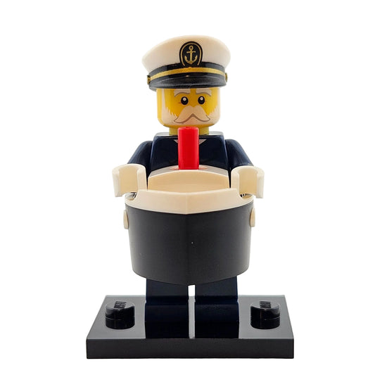 LEGO Minifigures 71034 Series 23 Minifigur Ferry Captain Kapitän Vorderansicht