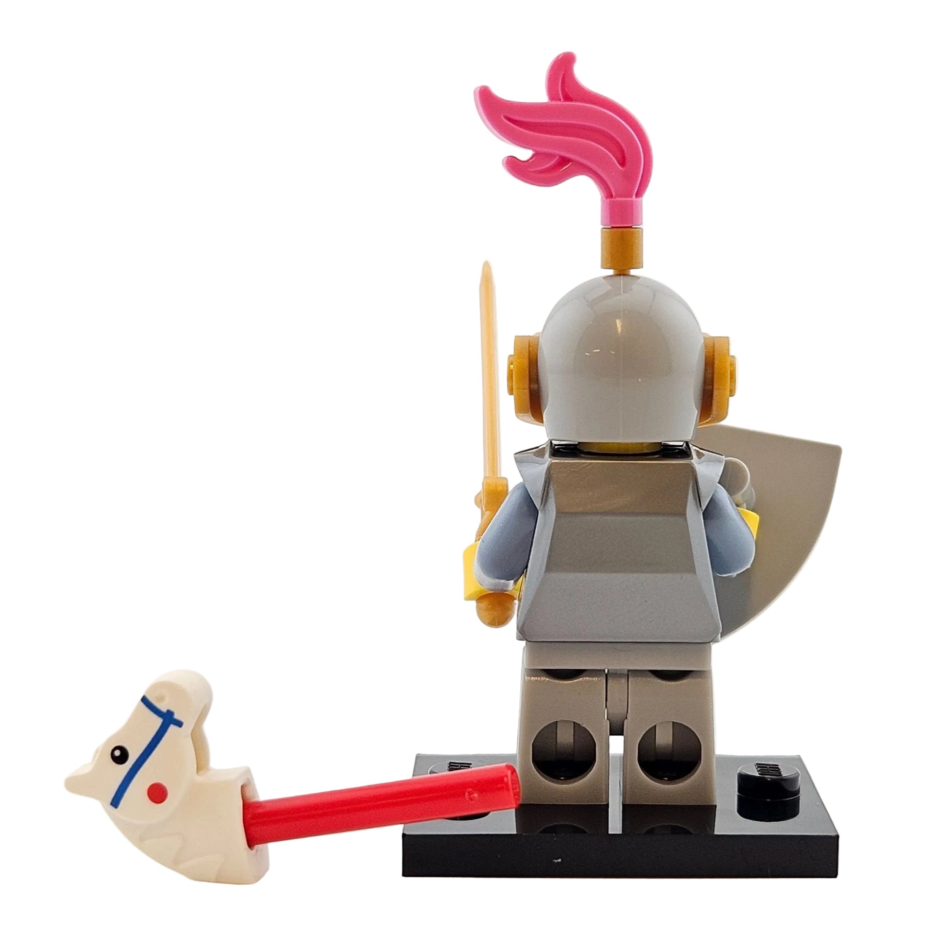 LEGO Minifigures 71034 Series 23 Minifigur Knight of the Yellow Castle Ritter Hinteransicht