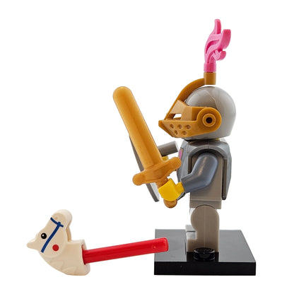 LEGO Minifigures 71034 Series 23 Minifigur Knight of the Yellow Castle Ritter Seitenansicht links