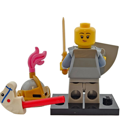LEGO Minifigures 71034 Series 23 Minifigur Knight of the Yellow Castle Ritter zweites Gesicht
