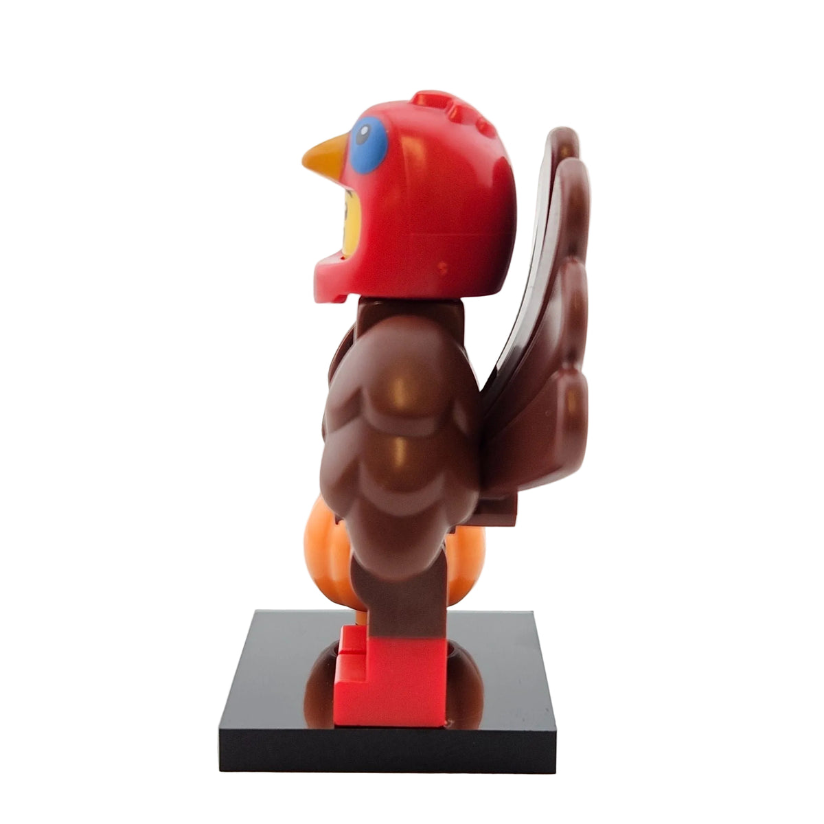 LEGO Minifigures 71034 Series 23 Minifigur Turkey Costume Truthahn Kostuem seitenansicht links
