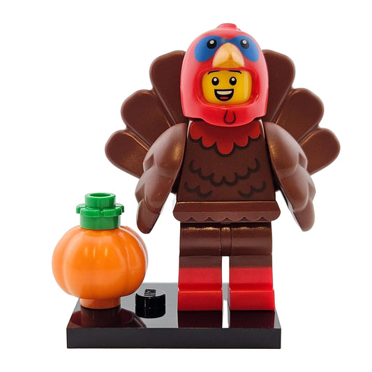 LEGO Minifigures 71034 Series 23 Minifigur Turkey Costume Truthahn Kostuem vorderansicht