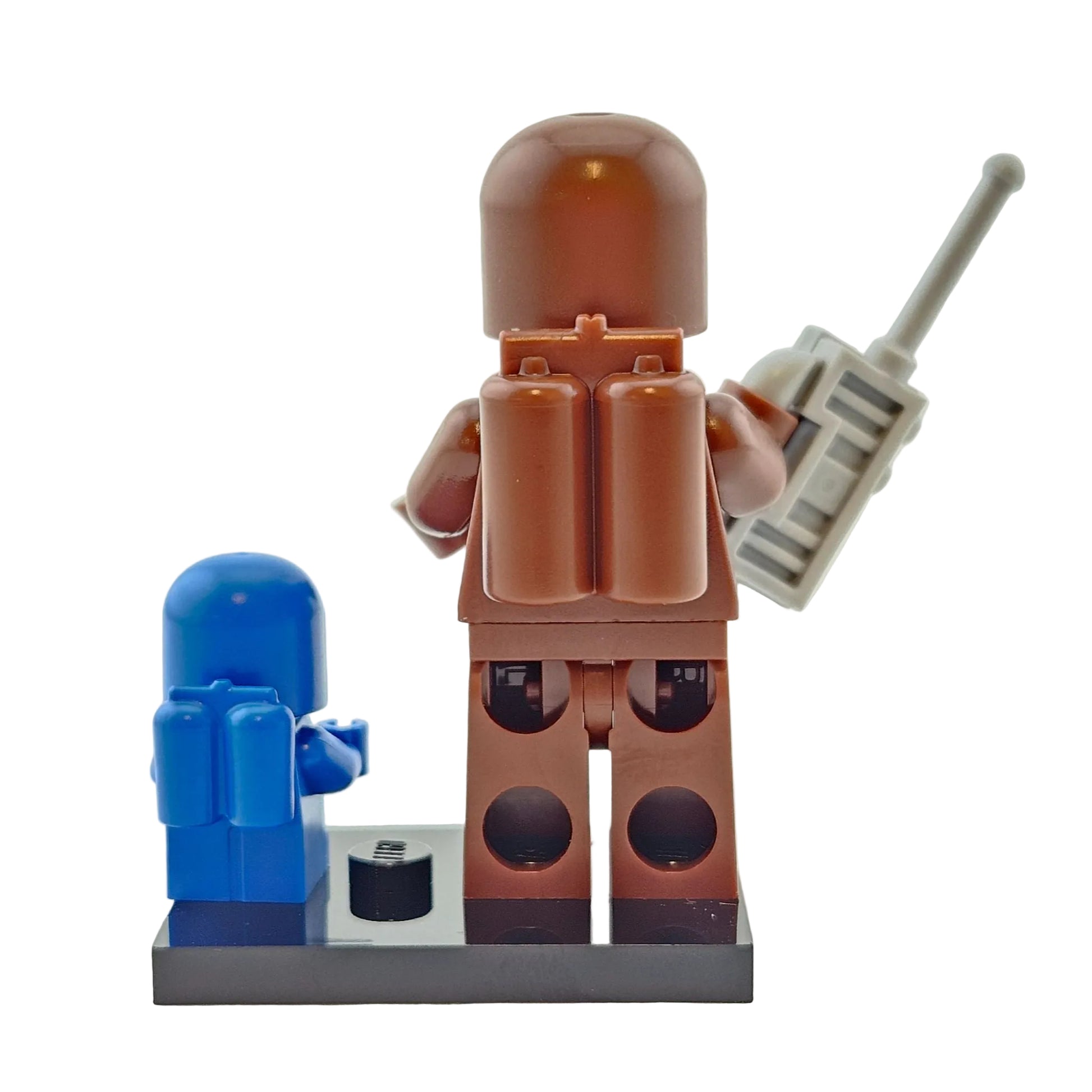 LEGO Minifigures 71037 Series 24 Minifigur Astronaut and Baby Hinteransicht