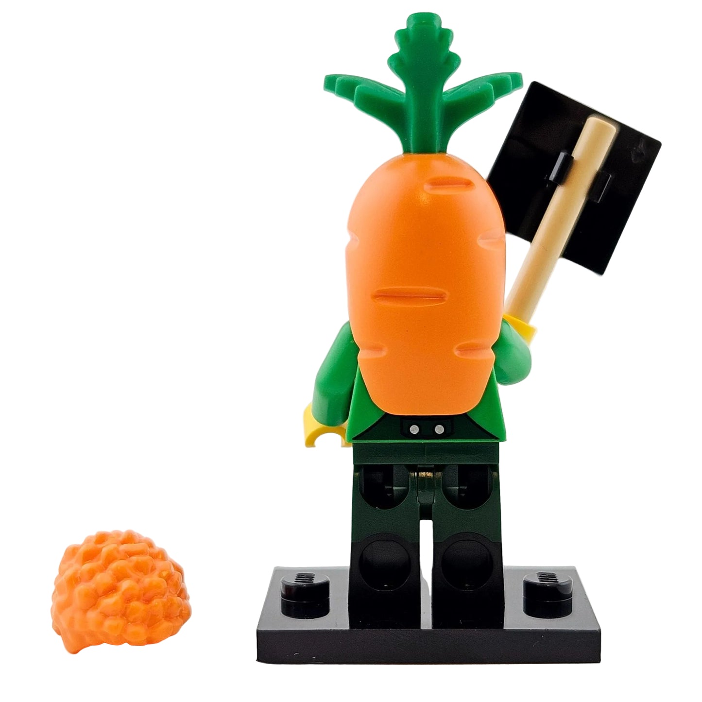 LEGO Minifigures 71037 Series 24 Minifigur Carrot Mascot Hinteransicht