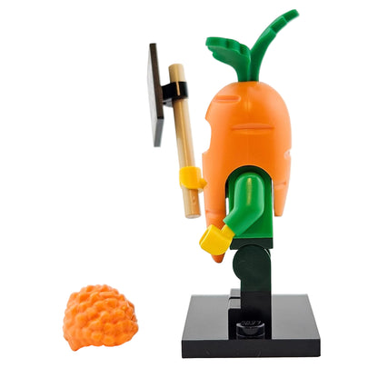 LEGO Minifigures 71037 Series 24 Minifigur Carrot Mascot Seitenansicht links