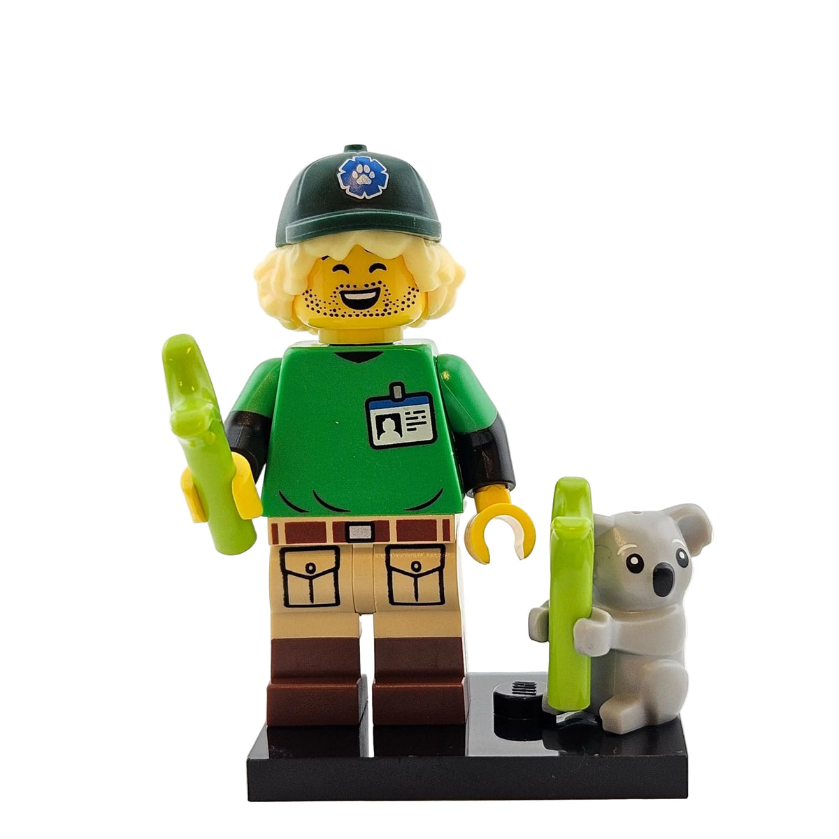 LEGO Minifigures 71037 Series 24 Minifigur Conservationist vorne lachend Gesicht