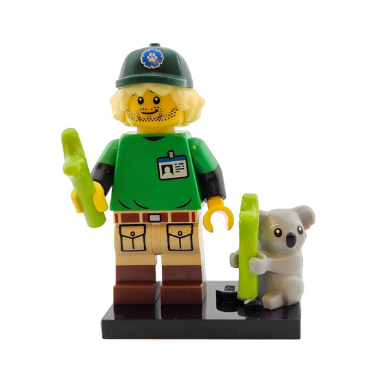 LEGO Minifigures 71037 Series 24 Minifigur Conservationist vorne neutral Gesicht