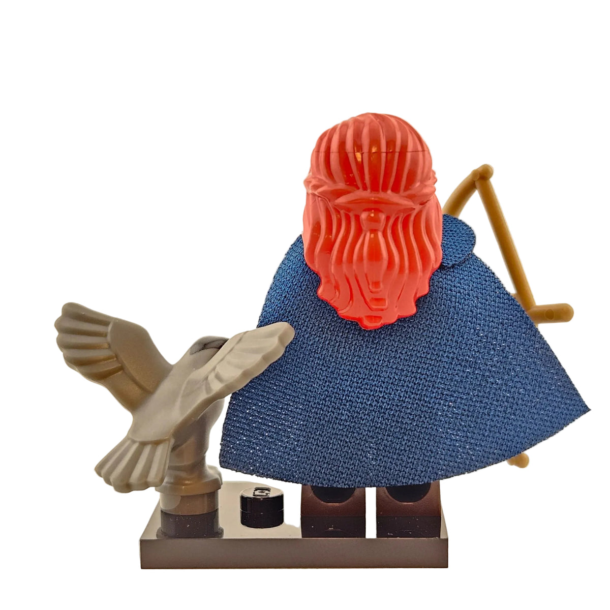 LEGO Minifigures 71037 Series 24 Minifigur Falconer Falknerin Hinteransicht