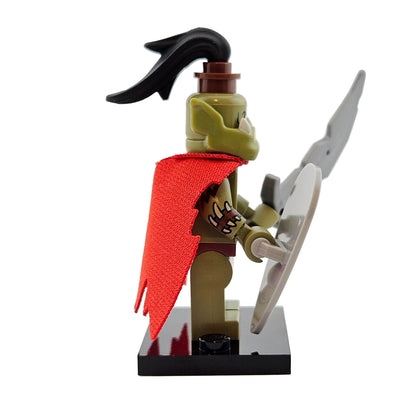 LEGO Minifigures 71037 Series 24 Minifigur Orc Krieger Seitenansicht rechts