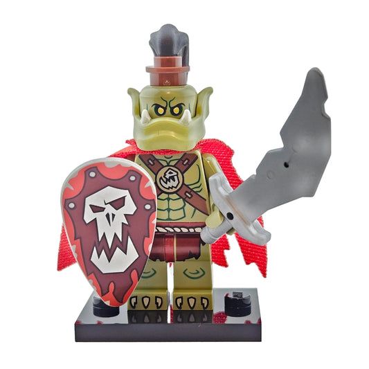 LEGO Minifigures 71037 Series 24 Minifigur Orc Krieger Vorderansicht