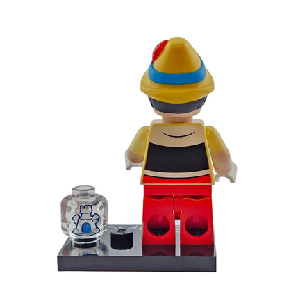 LEGO Minifigures 71038 Disney 100 Minifigur Pinocchio Hinteransicht