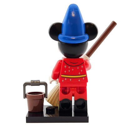 LEGO Minifigures 71038 Disney 100 Minifigur Sorcerers Apprentice Mickey Zauberlehrling Hinteransicht