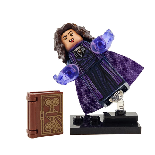LEGO Minifigures 71039 Marvels Studios Series 2 Minifigur Agatha Harkness Vorderansicht