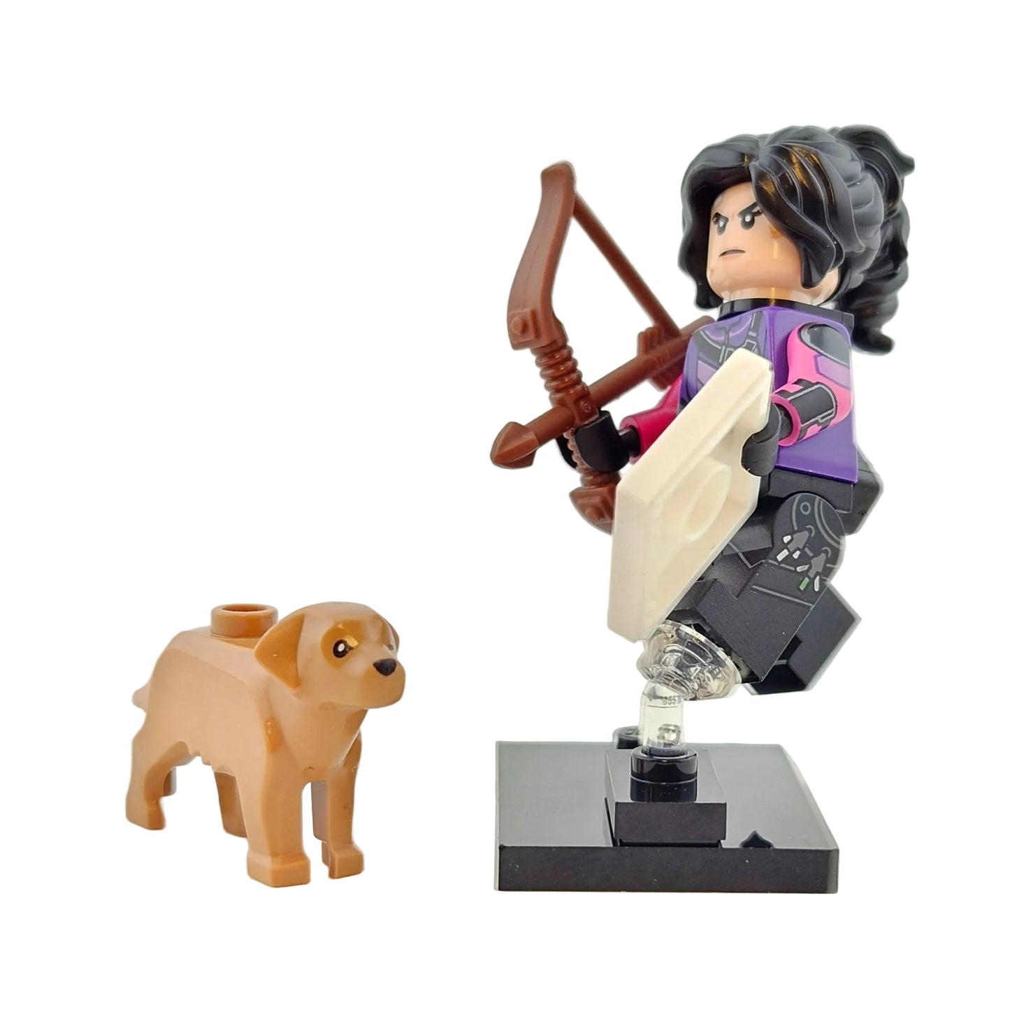 LEGO Minifigures 71039 Marvels Studios Series 2 Minifigur Kate Bishop Seitenansicht links