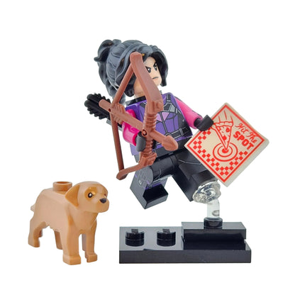 LEGO Minifigures 71039 Marvels Studios Series 2 Minifigur Kate Bishop Vorderansicht