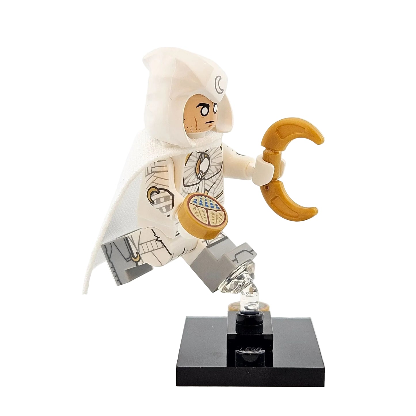LEGO Minifigures 71039 Marvels Studios Series 2 Minifigur Moon Knight Seitenansicht rechts