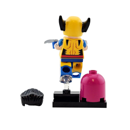 LEGO Minifigures 71039 Marvels Studios Series 2 Minifigur Wolverine Hinteransicht