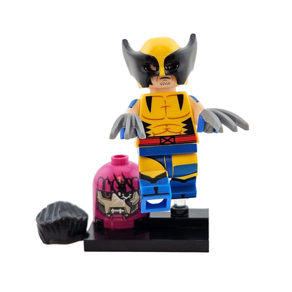 LEGO Minifigures 71039 Marvels Studios Series 2 Minifigur Wolverine Vorderansicht
