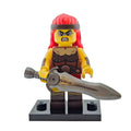 LEGO Minifigures 71045 Series 25 Minifigur Fierce Barbarian Vorderansicht