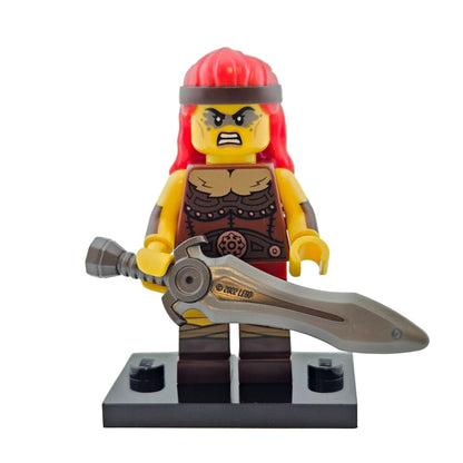 LEGO Minifigures 71045 Series 25 Minifigur Fierce Barbarian Vorderansicht