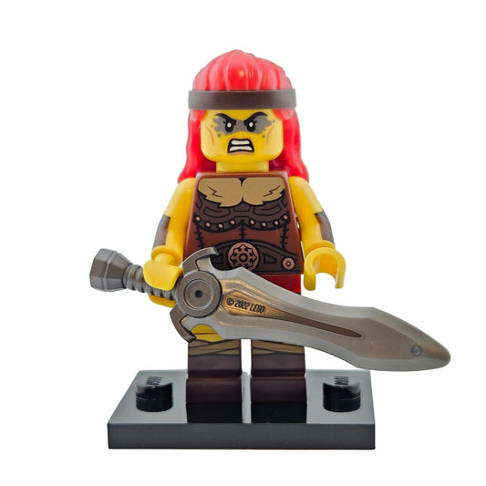 LEGO Minifigures 71045 Series 25 Minifigur Fierce Barbarian Vorderansicht