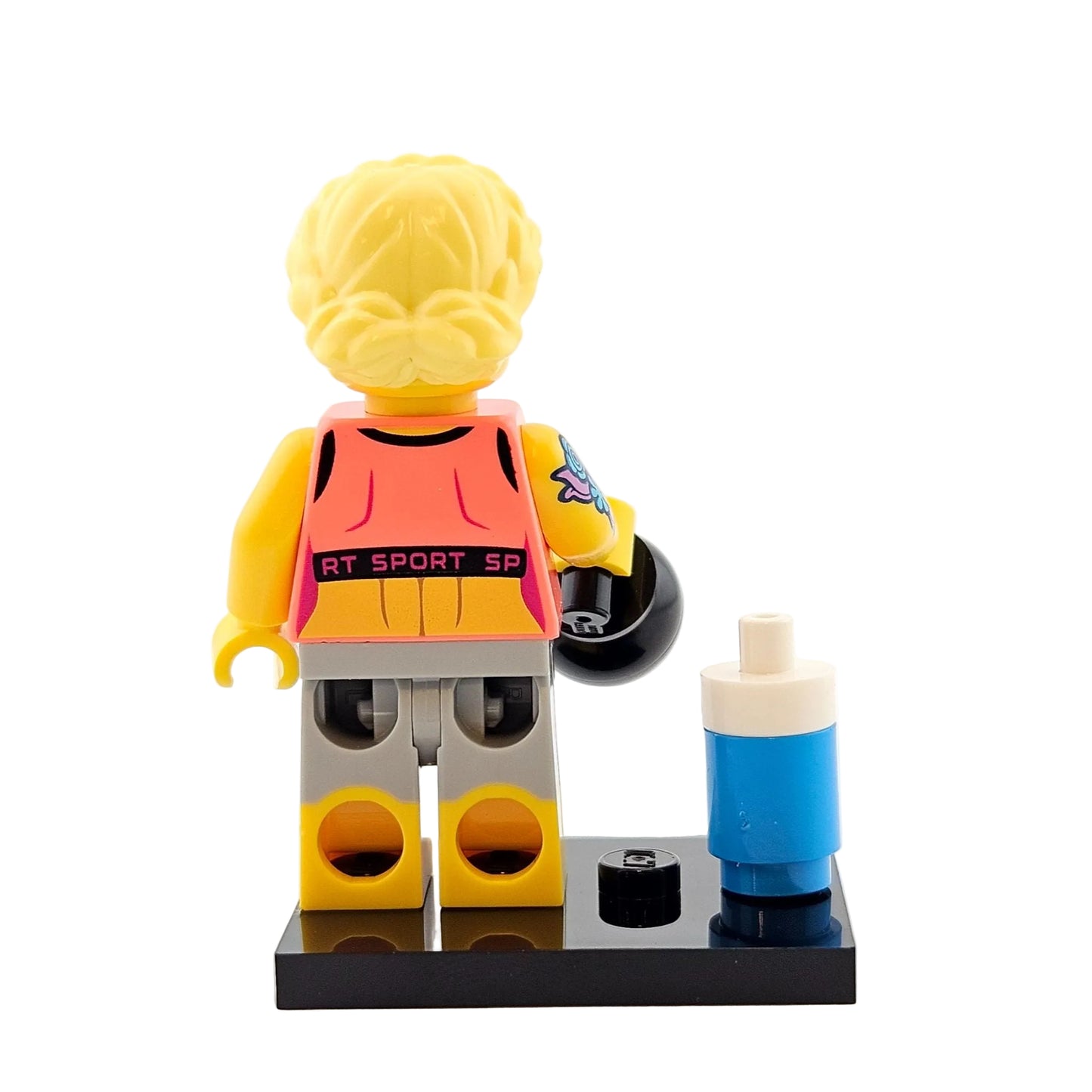 LEGO Minifigures 71045 Series 25 Minifigur Fitness Instructor Hinteransicht