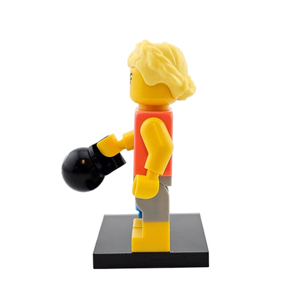 LEGO Minifigures 71045 Series 25 Minifigur Fitness Instructor Seitenansicht links