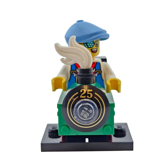 LEGO Minifigures 71045 Series 25 Minifigur Train Kid Vorderansicht