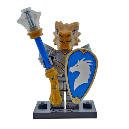 LEGO Minifiguren 71047 Dungeons and Dragons Figur Dragonborn Paladin Drachenblütiger Paladin Vorderansicht