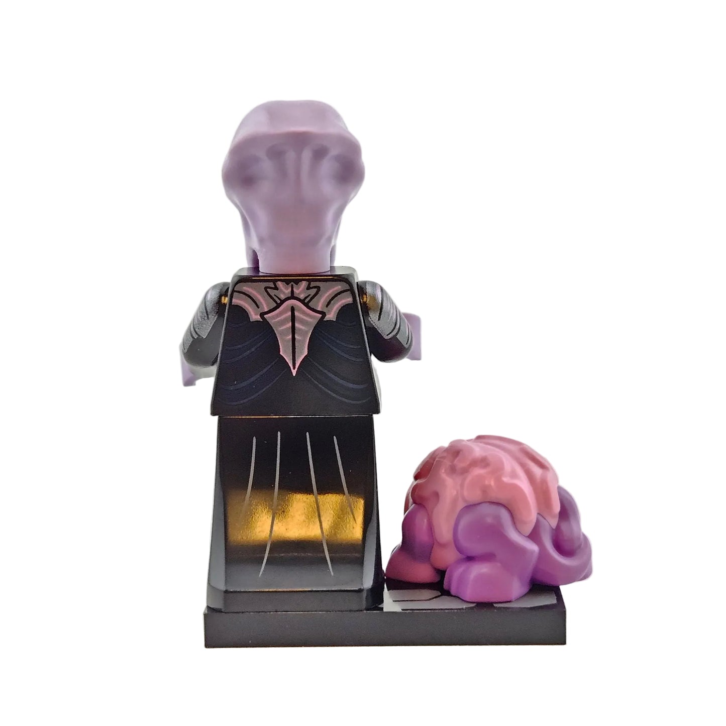 LEGO Minifiguren 71047 Dungeons and Dragons Figur Mind Flayer Gedankenschinder Hinteransicht